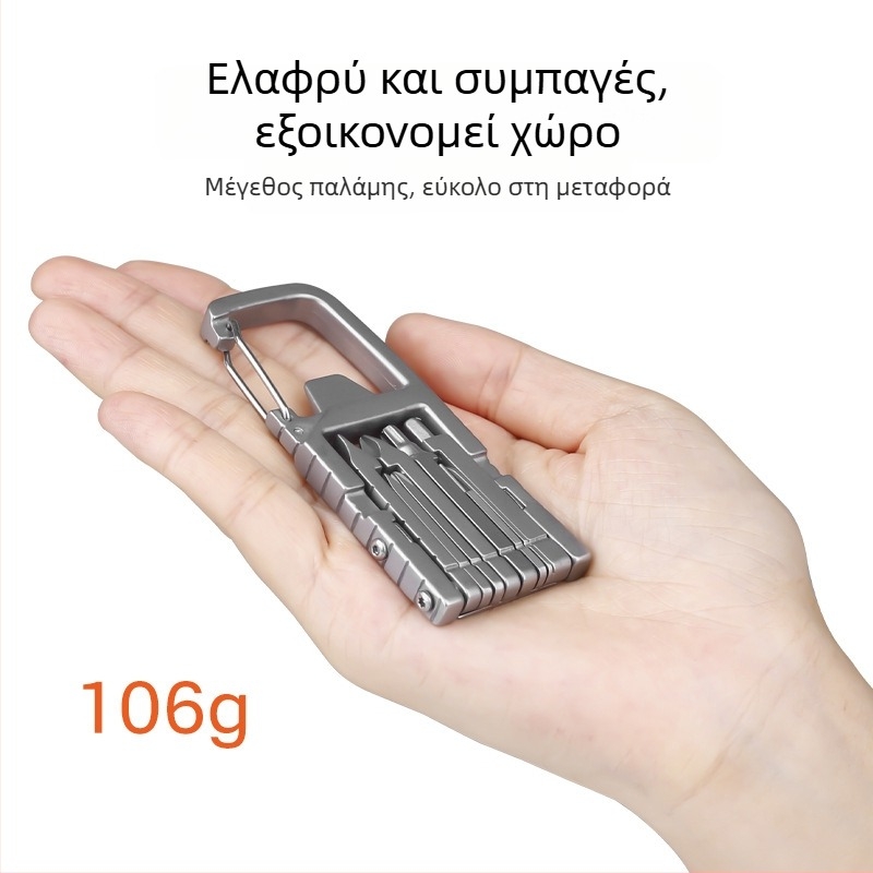 Πολυλειτουργικό κιτ εργαλείων για κάμερες: κατσαβίδι και κλειδί, πτυσσόμενος τρίποδας και εξαρτήματα στήριξης