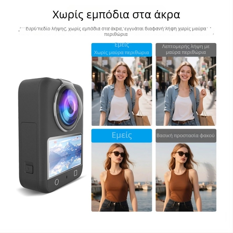 Σετ προστατευτικού φακού για DJI Osmo 360 (Μοντέλο: O360 accessories; Περιλαμβάνει: 2 προστατευτικοί φακοί, 2 βαμβακερά μαξιλάρια)
