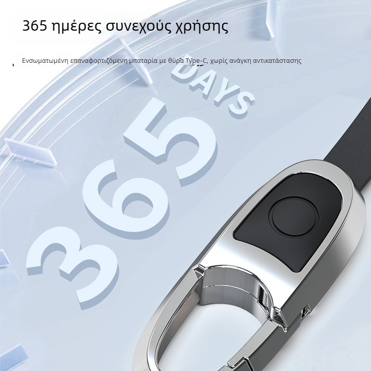 Εντοπιστής κλειδιών αυτοκινήτου για Airtag, Αντι-Απώλειας κρεμαστό, Μαγνητική Φόρτιση, Κέλυφος από Ψευδάργυρο, Μοντέλο YS01