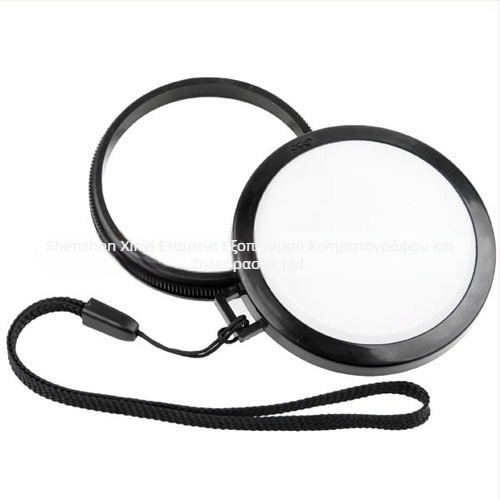 Menon κάλυμμα ισορροπίας λευκού για φακό Canon με κάρτα βαθμονόμησης θερμοκρασίας χρώματος – OEM επεξεργασία