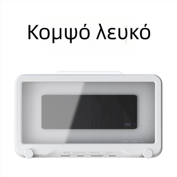 Αδιάβροχη θήκη τηλεφώνου μπάνιου με περιστρεφόμενη βάση, τοίχο-μοντάρισμα, πλαστικό