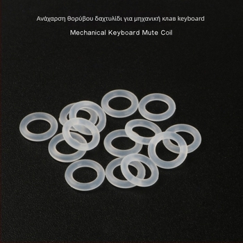 Δαχτυλίδι σιωπητήρα για μηχανικό πληκτρολόγιο με σιλικονούχο καουτσούκ αποσβεστήρα για G710 (σιλικόν καουτσούκ, αποσβεστήρας, μείωση θορύβου)