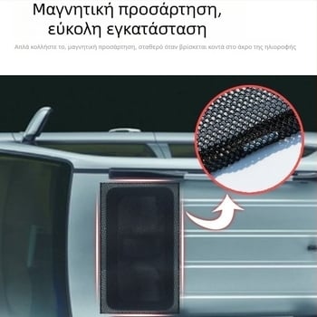 Δίκτυο οροφής αυτοκινήτου, πολυεστερικό, διαφανές, παγκοσμίως συμβατό, κρεμαστή εγκατάσταση