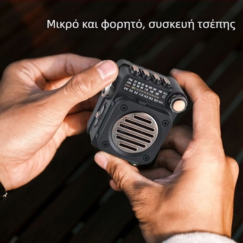 Μίνι ραδιόφωνο πολλαπλών ζωνών με Bluetooth, υποδοχή καρτών και MP3, μοντέλο M8, FM/AM/SW