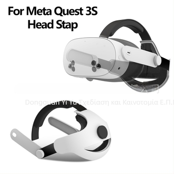 Quest 3S VR headset όλου-σε-ένα με μαλακή άνεση, ρυθμιζόμενο αναδιπλούμενο μηχανισμό και αντικαταστάσιμο ιμάντα κεφαλής