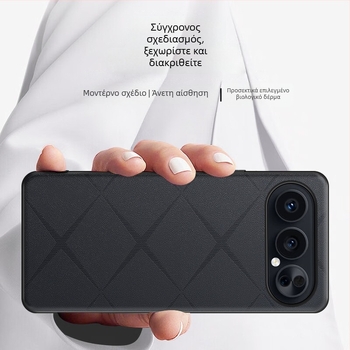 Θήκη Honor 500/500Pro – αντιπτώση, υφή δέρματος, πλήρης προστασία φακού και σώματος, 2-σε-1 ελαφρύς πολυτελής στιλ, X Εκτύπωση, Μαύρο