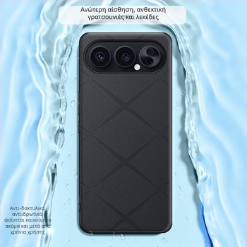 Θήκη Honor 500/500Pro – αντιπτώση, υφή δέρματος, πλήρης προστασία φακού και σώματος, 2-σε-1 ελαφρύς πολυτελής στιλ, X Εκτύπωση, Μαύρο