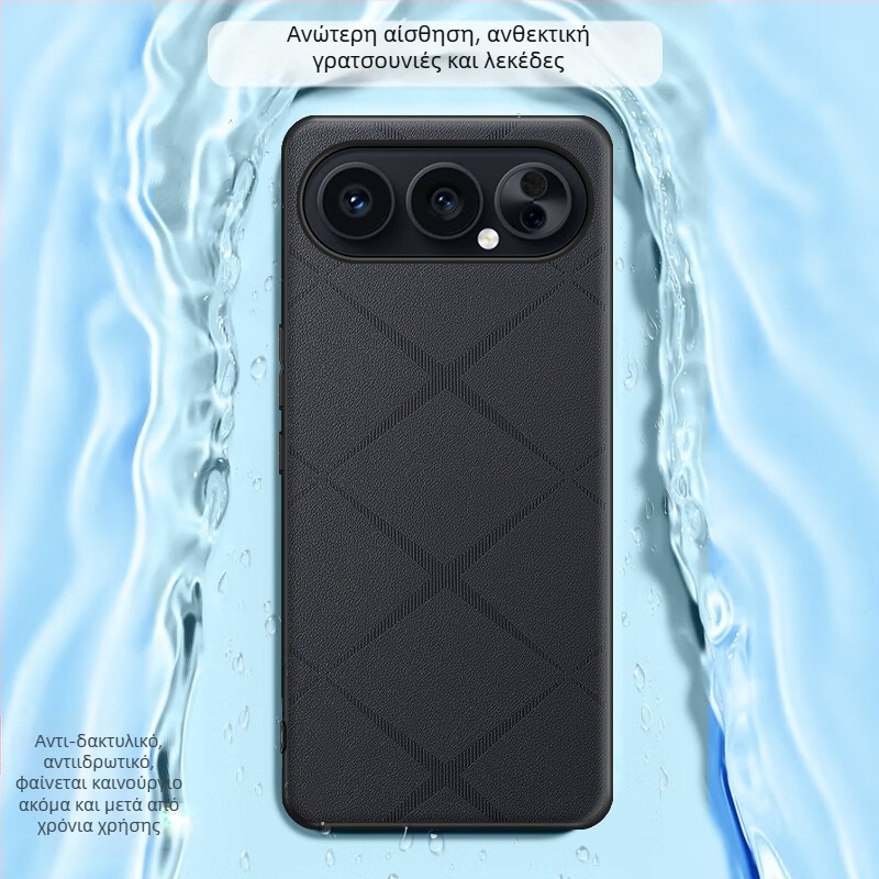 Θήκη Honor 500/500Pro – αντιπτώση, υφή δέρματος, πλήρης προστασία φακού και σώματος, 2-σε-1 ελαφρύς πολυτελής στιλ, X Εκτύπωση, Μαύρο