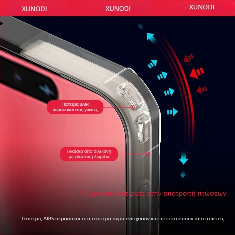 Xundd Vivo X300 Pro Θήκη Κινητού – Προστασία με αερόσακο, Αντιολισθητική, Anti-fall, TPU+PC, Καυτή Πρέσα