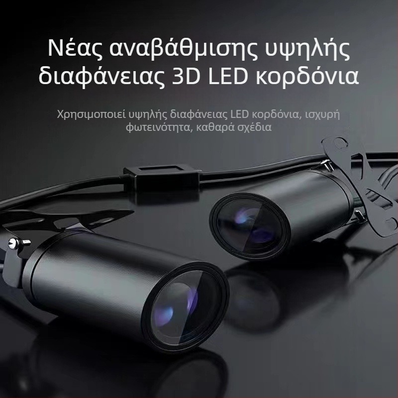 New sanlian Μοτοσικλέτας φτερά αγγέλου με LED φως καλωσορίσματος, αλουμινένιο κράμα, πετάλι ποδιού, 9-60V, 3.8A