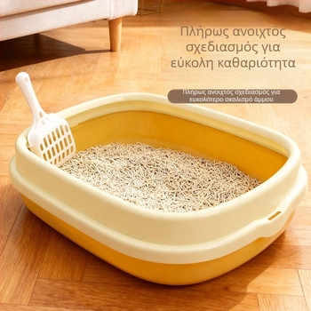 Κουτί άμμου γάτας – Υλικό PP; Εξουσιοδοτημένη ιδιωτική μάρκα; Για γάτες.