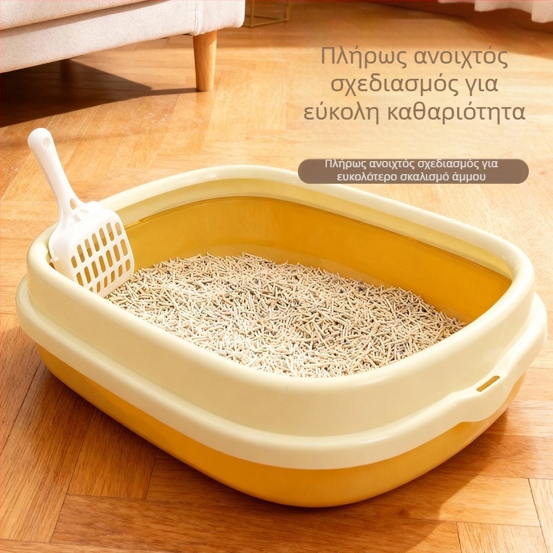 Κουτί άμμου γάτας – Υλικό PP; Εξουσιοδοτημένη ιδιωτική μάρκα; Για γάτες.