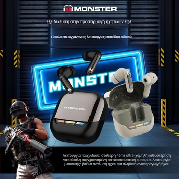 Ασύρματα ακουστικά in-ear με ακύρωση θορύβου, Bluetooth 5.4, 13 mm driver, αυτονομία 4–8 ωρών