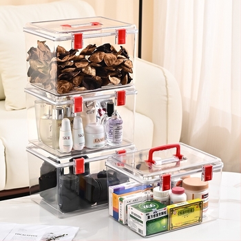 Φορητό PET κουτί αποθήκευσης, μοντέλο 677, μεταφέρεται εύκολα με το χέρι, ανθεκτικό στη σκόνη, πολυχρηστικό