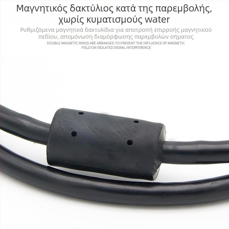 Καλώδιο επέκτασης VGA με μετακινούμενο παξιμάδι, 30 cm, VGA3+6 HD βίντεο καλώδιο, χαλκός χωρίς οξυγόνο, συνδέσεις ανδρικό-θήλυκο και θηλυκό-θηλυκό