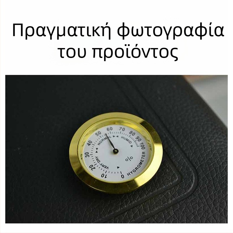 Οχήμα-εγκατεστημένο μικρό θερμομετρη-υγρομετρητής για μουσικά όργανα και αποσκευές (±1°C, ±5% RH, ανάλυση 1°)