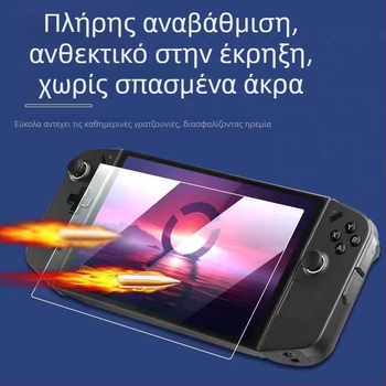 Θερμοσκληρυμένο προστατευτικό οθόνης για τη φορητή κονσόλα LENOVO LEGION GO — μπροστινό φιλμ, HD, ανθεκτικό σε θραύση, αντοχή σε πτώσεις