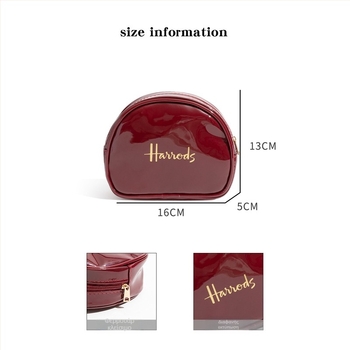 Τσάντα καλλυντικών MABULA, Εκλεπτυσμένο στυλ ώρινης γυναίκας, Υλικό PU, Άνοιξη 2025, Καθημερινή χρήση