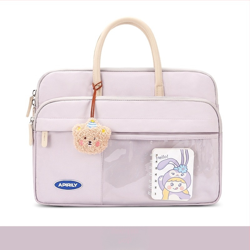 MAHOO αδιάβροχη τσάντα για notebook και tablet με προστασία από κραδασμούς, εξωτερικό Oxford ύφασμα, επένδυση από νάιλον, γυναικείου σχεδιασμού, συλλογή Άνοιξη 2024