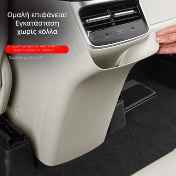 Night Shark R7 πίσω πάνελ κατά των κλωτσιών για εσωτερική διακόσμηση αυτοκινήτου – πλαστικό, κατάλληλο για όλες τις εποχές