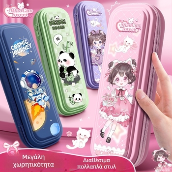 Chenyu παιδική θήκη μολυβιών από καμβά, unisex, κορεατικό στυλ