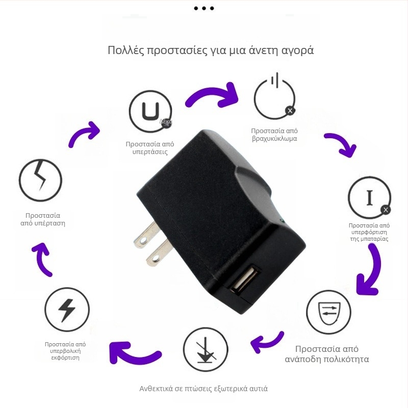 Τροφοδοτικό USB 5V 2A για κινητά και tablet, βάρος 80 γρ., μάρκα Yishangxing, σειρά Power Adapter
