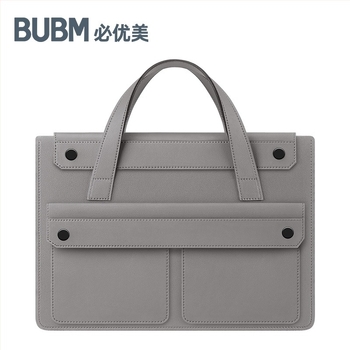 Τσάντα για τάμπλετ και φορητό υπολογιστή σε ακκορντεόν στυλ, μεγάλη χωρητικότητα, ultra-light PU, επένδυση από συνθετικό δέρμα, unisex