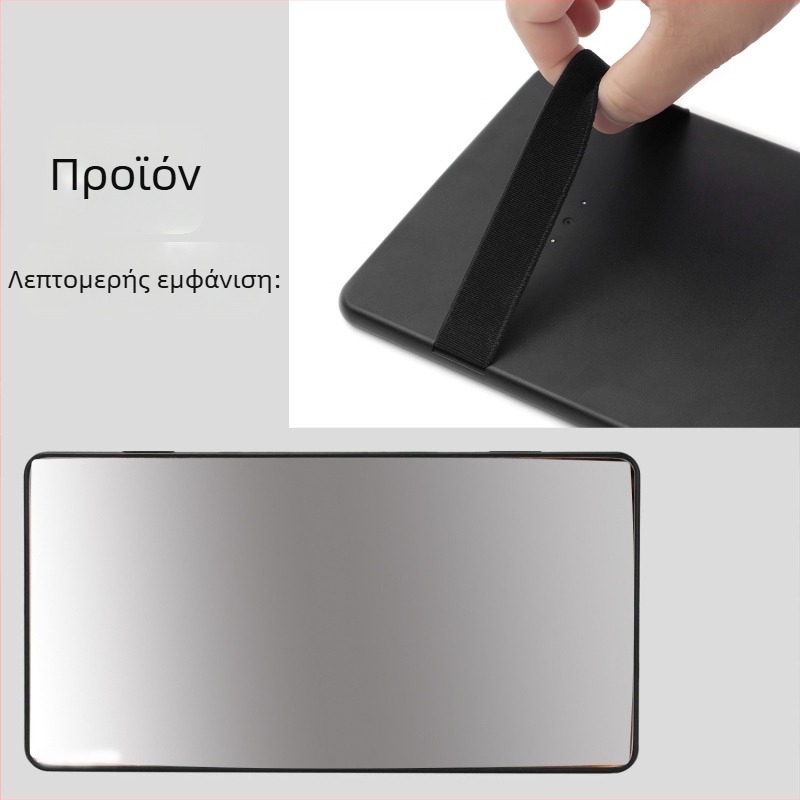 Κοσμητικό καθρέπτης αυτοκινήτου με ηλιοπροστασία, HD αλουμινένιο καθρέφτης, ABS πλαίσιο, δυνατότητα εκτύπωσης λογοτύπου