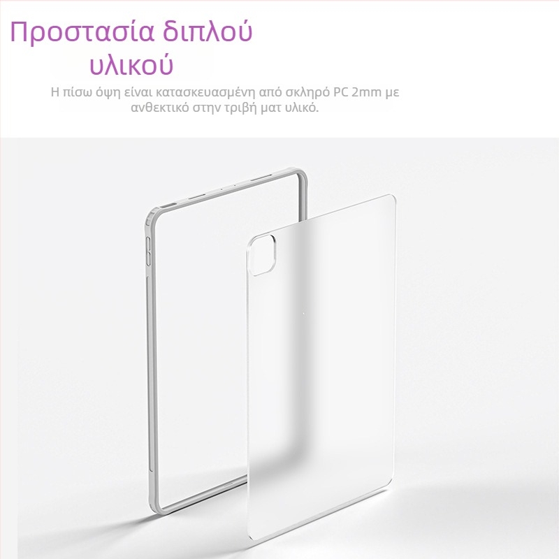 Θήκη PC για iPad Pro με frosted φινίρισμα, ανθεκτική σε πτώσεις, αντι-δακτυλικά αποτυπώματα, αντοχή στη φθορά