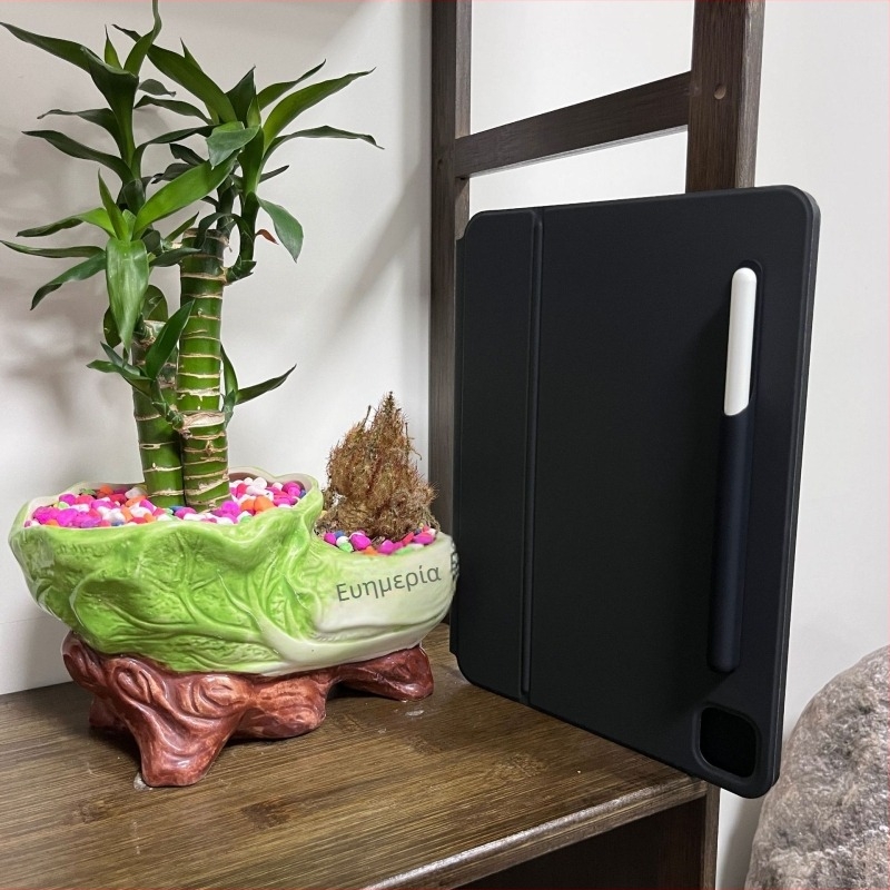 Θήκη προστασίας γραφίδας iPad — ματ TPE, μαγνητικό κούμπωμα, ανθεκτικό σε κραδασμούς, συμβατό με Apple iPad