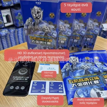 Opden tempered glass προστατευτικό οθόνης για iPhone 14 Pro Max, μπροστινό φιλμ, αντιδακτυλικό