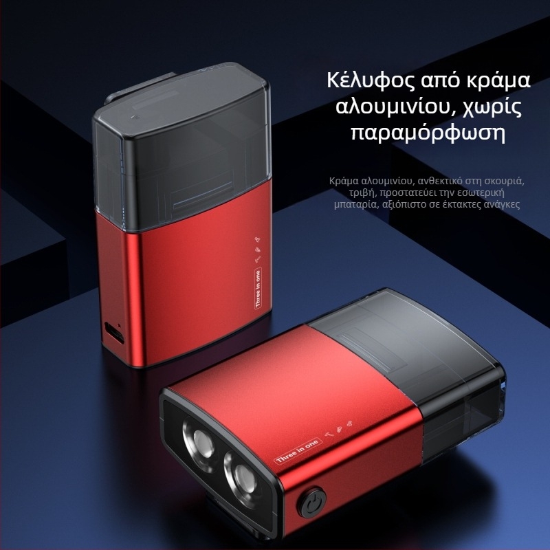 Εργαλείο Έκτακτης Ανάγκης αυτοκινήτου 3-σε-1: σπαστήρας παραθύρων, φακός έκτακτης ανάγκης και μαχαίρι κοπής · κράμα αλουμινίου + PC · 72 g