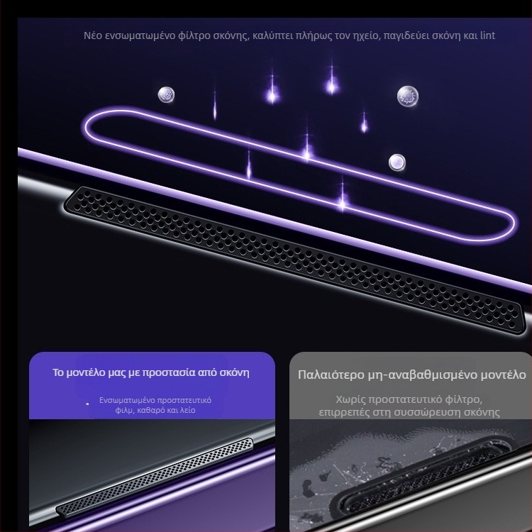 Membrane Προστατευτικό οθόνης από κρύσταλλο για iPhone 16 Pro Max, πλήρης κάλυψη, HD, προστασία ιδιωτικότητας