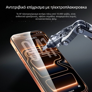 Προστατευτικό οθόνης από tempered glass για iPhone 17 με πλήρη κάλυψη οθόνης, συμβατό με iPhone 16 πλήρους οθόνης, iPhone 15 με προστασία ιδιωτικότητας και iPhone 13 Pro Max με διπλό επίχρωμα. Διαθέτει HD ευκρίνεια, ανθεκτικό στις γρατσουνιές, αντι-αποτυπώ