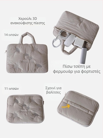 Κεντημένη τσάντα φορητού υπολογιστή για γυναίκες – Υλικό: Πολυεστέρας; Διαπνέουσα και εξαιρετικά ελαφριά; Μοτίβο: Τοπίο; Εσωτερική επένδυση: Πολυεστέρας; Στυλ: Φρέσκια και γλυκιά