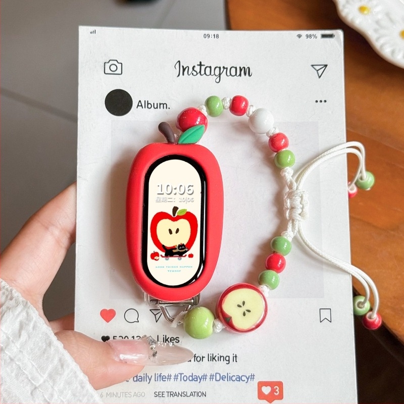 Mi Band 10 – NFC βραχιόλι από χάντρες, υλικό από χάντρες, NFC έκδοση, κούμπωμα με έναν βρόχο, βάρος 20 g