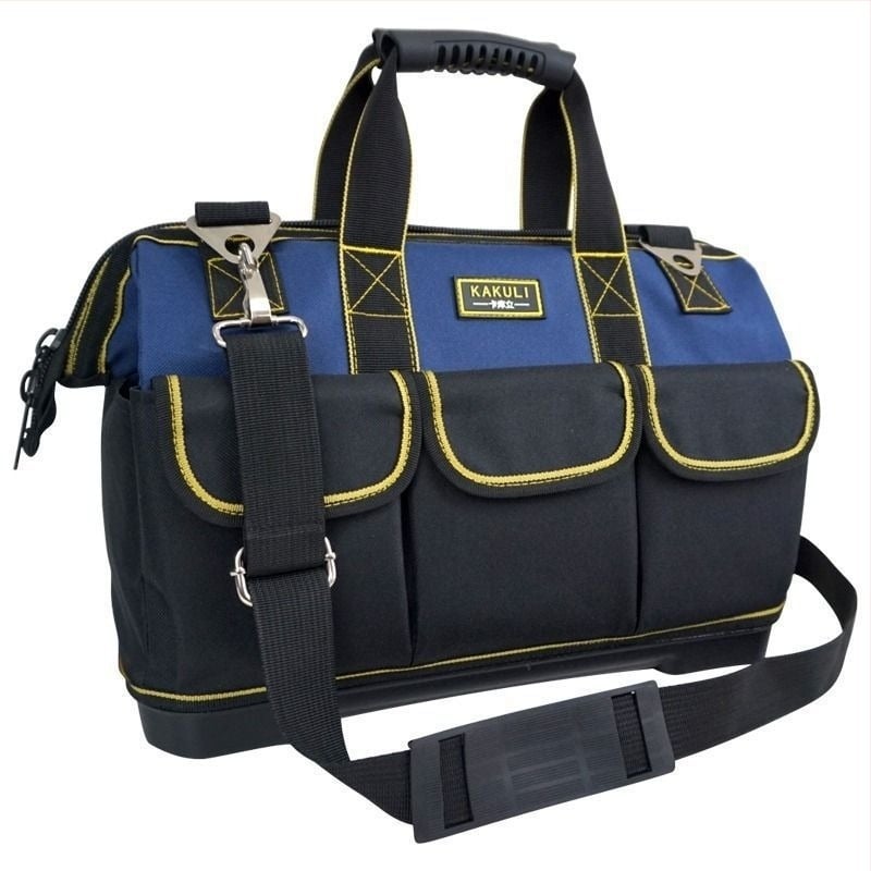 Φορητή τσάντα εργαλείων ηλεκτρολόγου - ενισχυμένη, ανθεκτική στη φθορά και αδιάβροχη, ιμάντας ώμου, πολυλειτουργική, μεγάλης χωρητικότητας