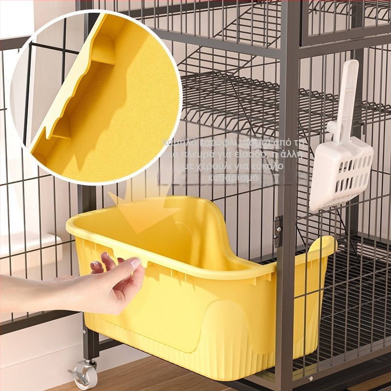 Κουτί άμμου γάτας από PP, ενσωματωμένη τουαλέτα γάτας, ιδιωτική μάρκα, δεν εισάγεται