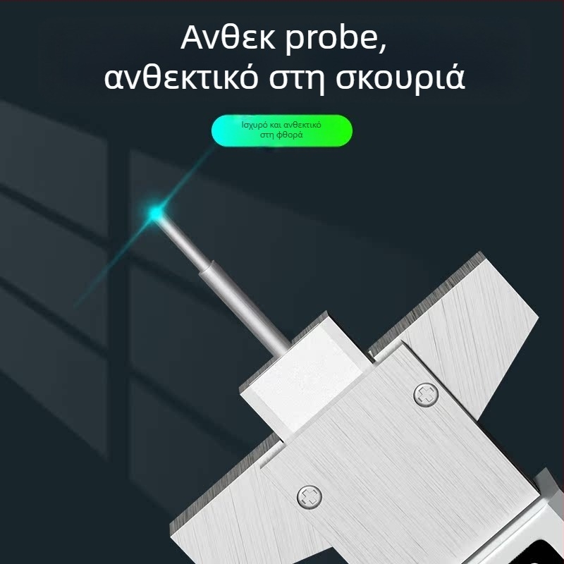 Ψηφιακό παχύμετρο βάθους πέλματος ελαστικού με ηλεκτρονική οθόνη παρακολούθησης του πάχους του ελαστικού