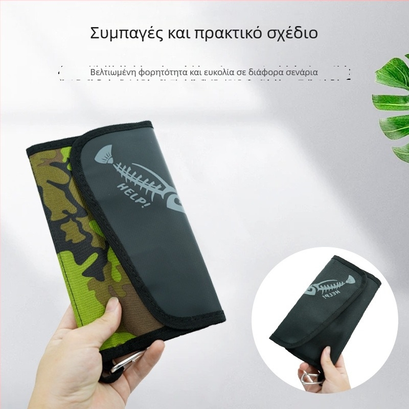 Τσάντα θαλάσσιου ψαρέματος με αδιάβροχη κατασκευή, μεγάλη χωρητικότητα, αφαιρούμενη θήκη για μαλακή δολώματα, από Oxford ύφασμα