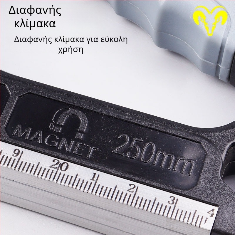 Ψηφιακός μετρητής κλίσης με μαγνητικό ψηφιακό inclinometer και γωνιόμετρο-ράβδος επίπεδο εργαλείο για κατασκευές και διακόσμηση