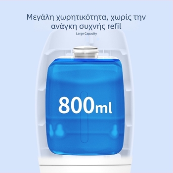 Δοσομετρητής σαπουνιού αφρού τοίχου – χειροκίνητο πάτημα, ABS, μάρκα Rivo, μοντέρνος μινιμαλιστικός σχεδιασμός
