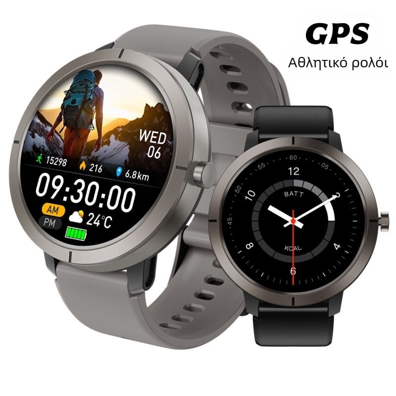 DM76 Smart ρολόι για αθλητισμό με παρακολούθηση καρδιακού ρυθμού, μέτρηση αρτηριακής πίεσης, οξυγόνου αίματος, παρακολούθηση προπονήσεων, αδιάβροχο 30 μέτρα