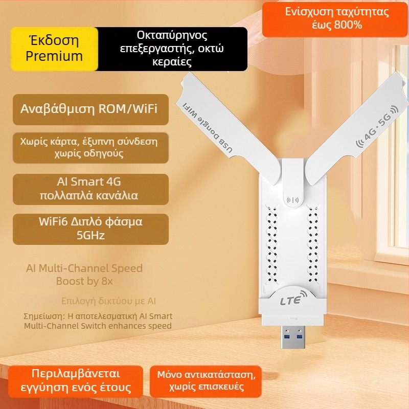 Zhilian Flying Wing Φορητός Ασύρματος Δρομολογητής – 150 Mbps, Διπλού Φάσματος 2.4/5 GHz, 4G All-Netcom, 802.11n/g, Χωρίς SIM