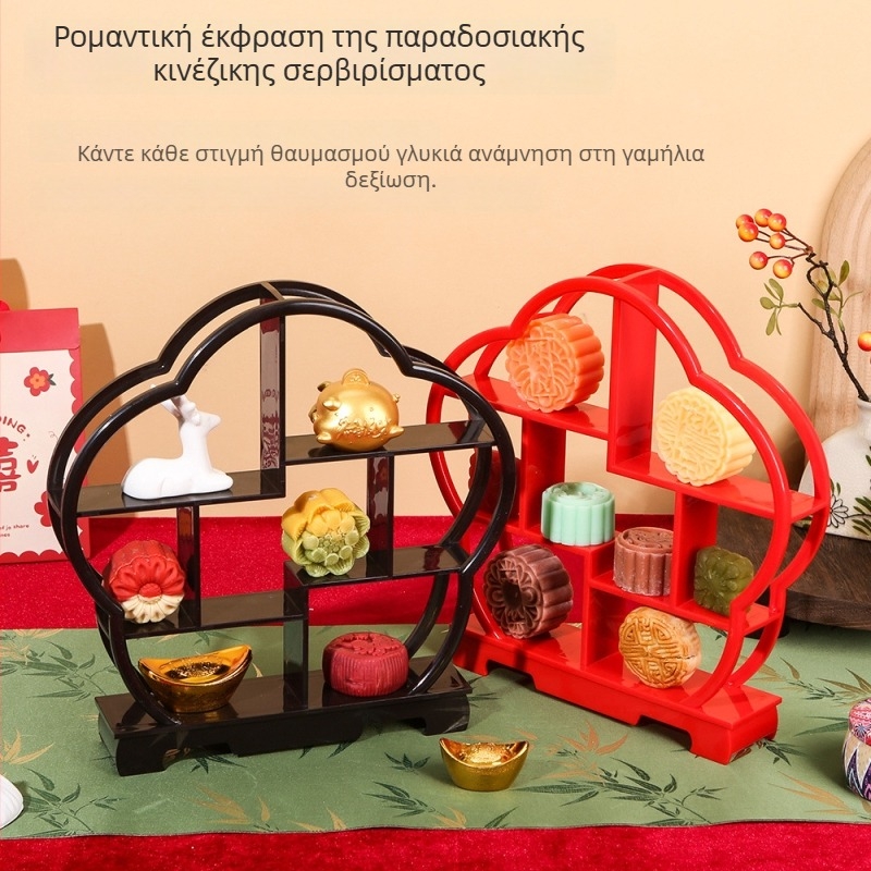 Σταντ επιδορπίων, πλαστικό, απλό στυλ; δίσκος φρούτων, μάρκα Dessert