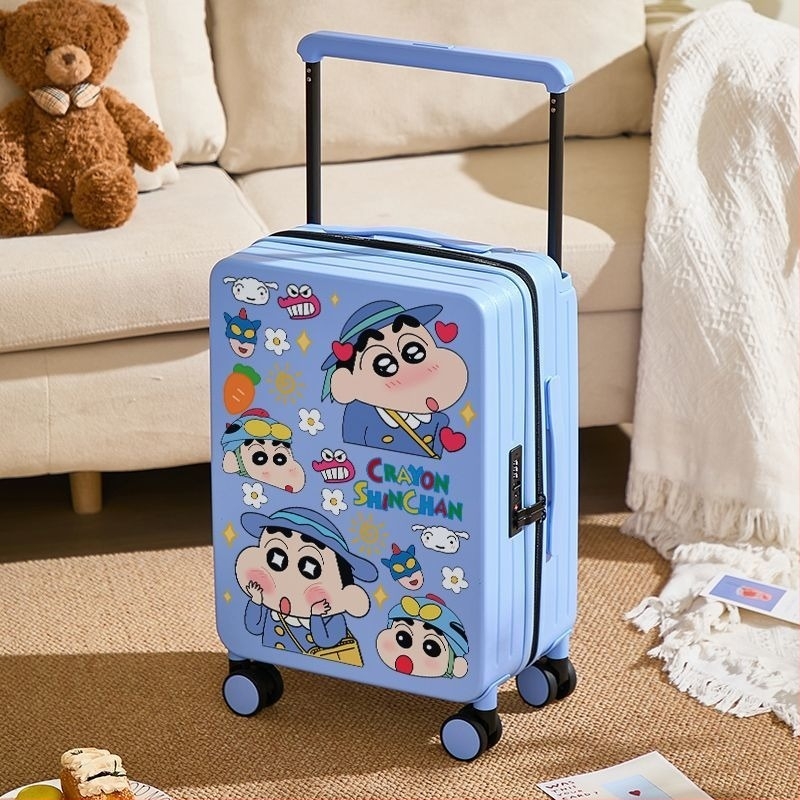 Ταξιδιωτικός σάκος με καρτούν στυλ, με περιστρεφόμενους τροχούς (ABS+PC; επεκτειόμενος; φερμουάρ; κλειδαριά τύπου λουκέτο)