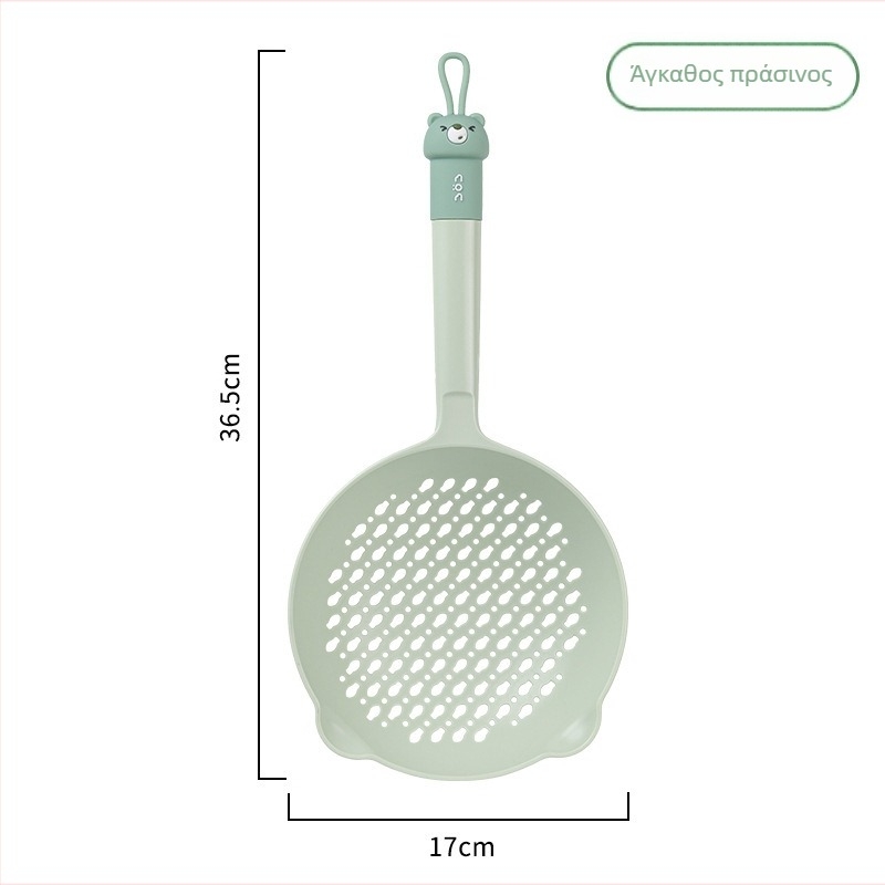 Μεγάλη σιλικόνινη κουτάλα με ενσωματωμένο σουρωτήρι για μακαρόνια και νουντλς – ανθεκτικό σε υψηλές θερμοκρασίες, αντιολισθητικό
