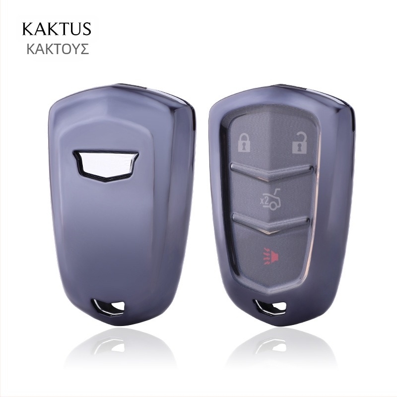 Θήκη κλειδιού Cadillac από TPU, μαλακό προστατευτικό κάλυμμα, σχεδίαση όλα σε ένα