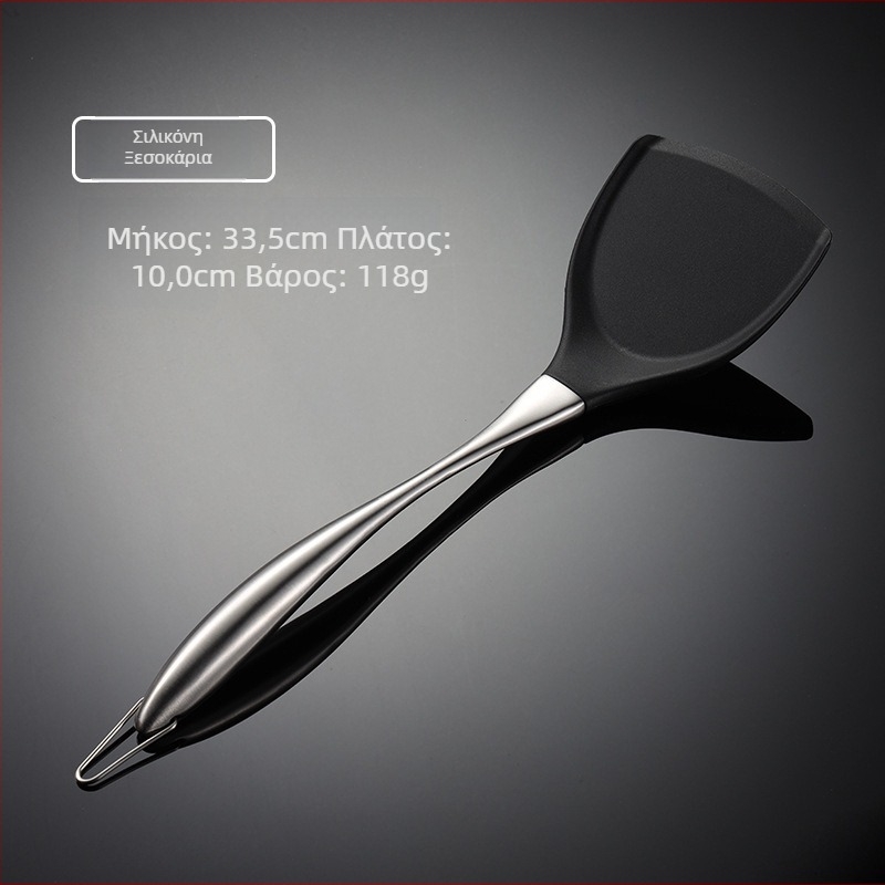 Σπατούλα μαγειρικής από σιλικόνη, αντιολισθητική, ανθεκτική στη θερμοκρασία, προστασία από εγκαύματα; Προέλευση: Jieyang