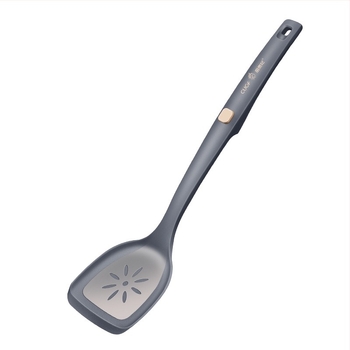 Σπάτουλα σιλικόνης για μαγείρεμα, κατάλληλη για τρόφιμα, ανθεκτική σε υψηλές θερμοκρασίες, μη κολλητική, με μακριά λαβή
